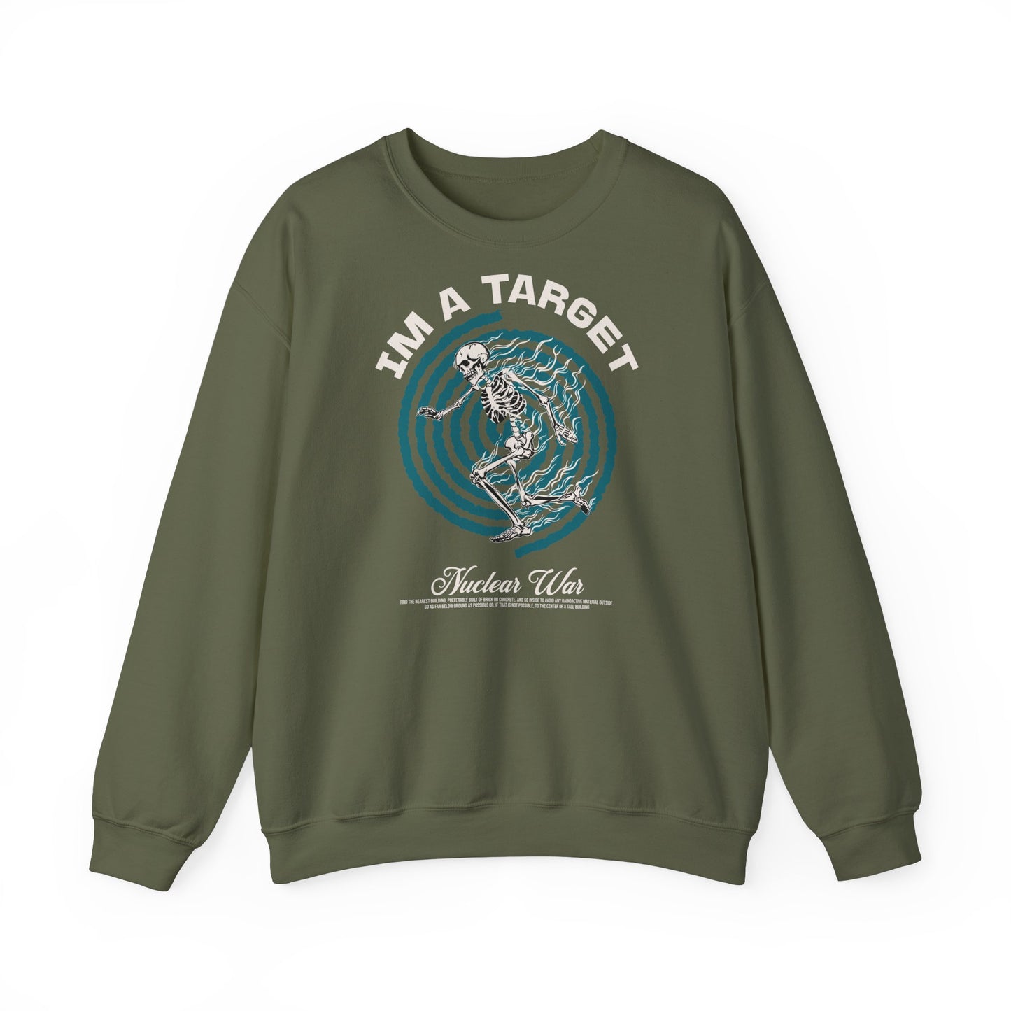 A Target, sudadera unisex con cuello redondo
