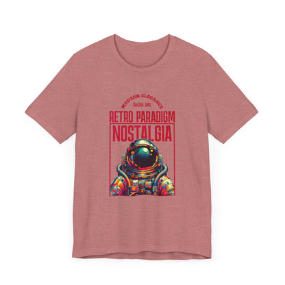 Retro Space, Camiseta de manga corta unisex de jersey