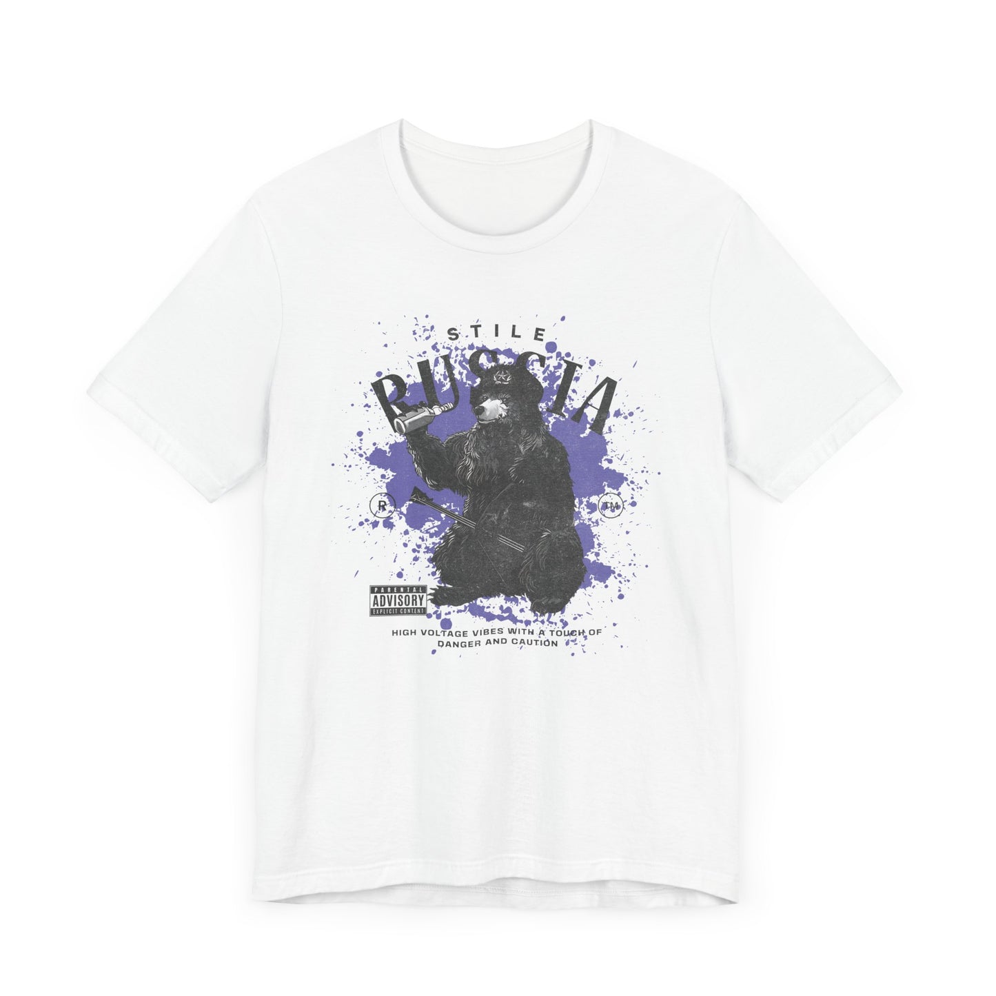 Russia stile, Camiseta de manga corta de punto unisex