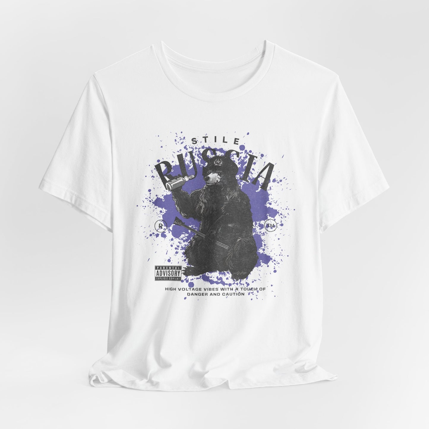 Russia stile, Camiseta de manga corta de punto unisex