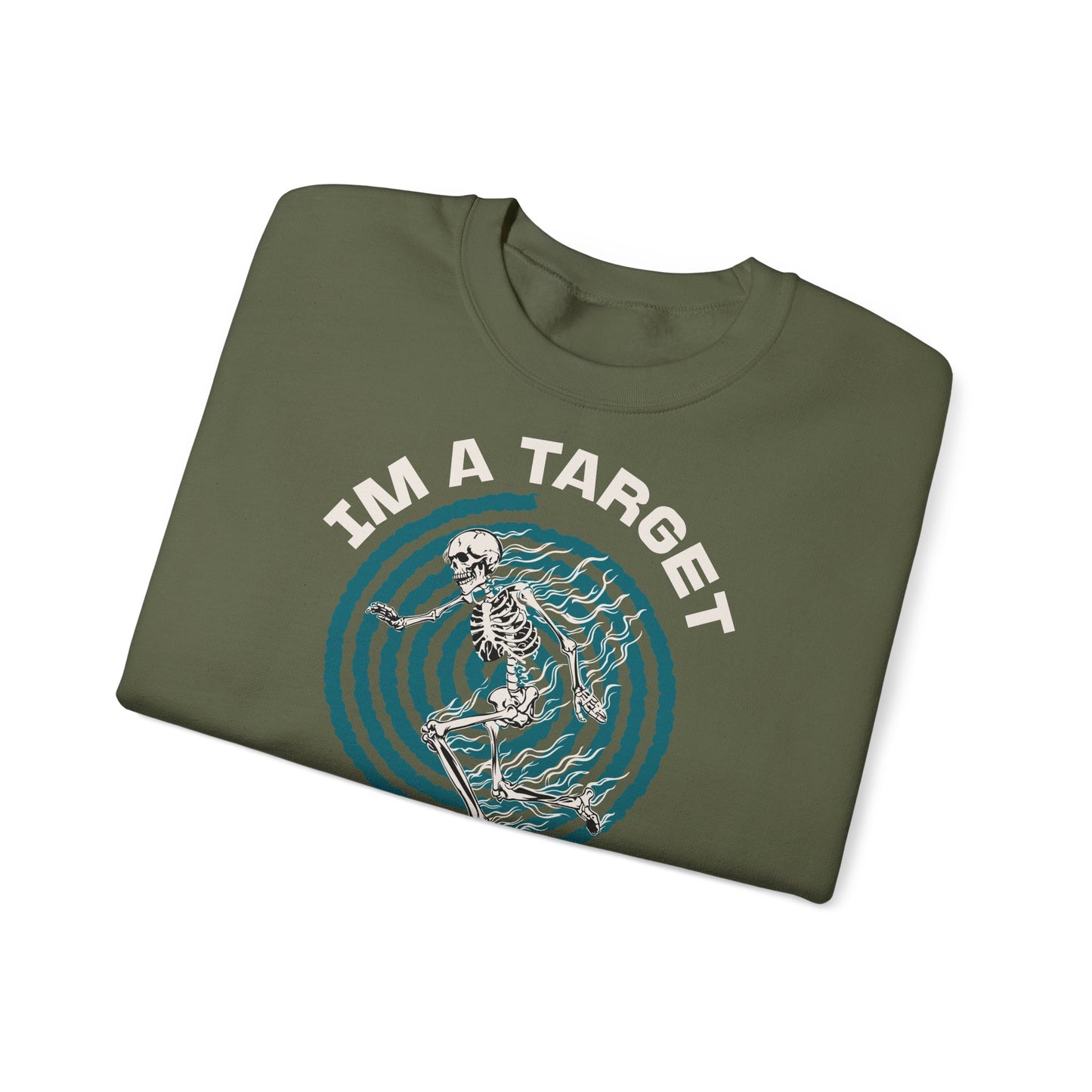 A Target, sudadera unisex con cuello redondo