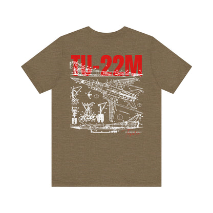 TU-22M, Camiseta de manga corta unisex de jersey
