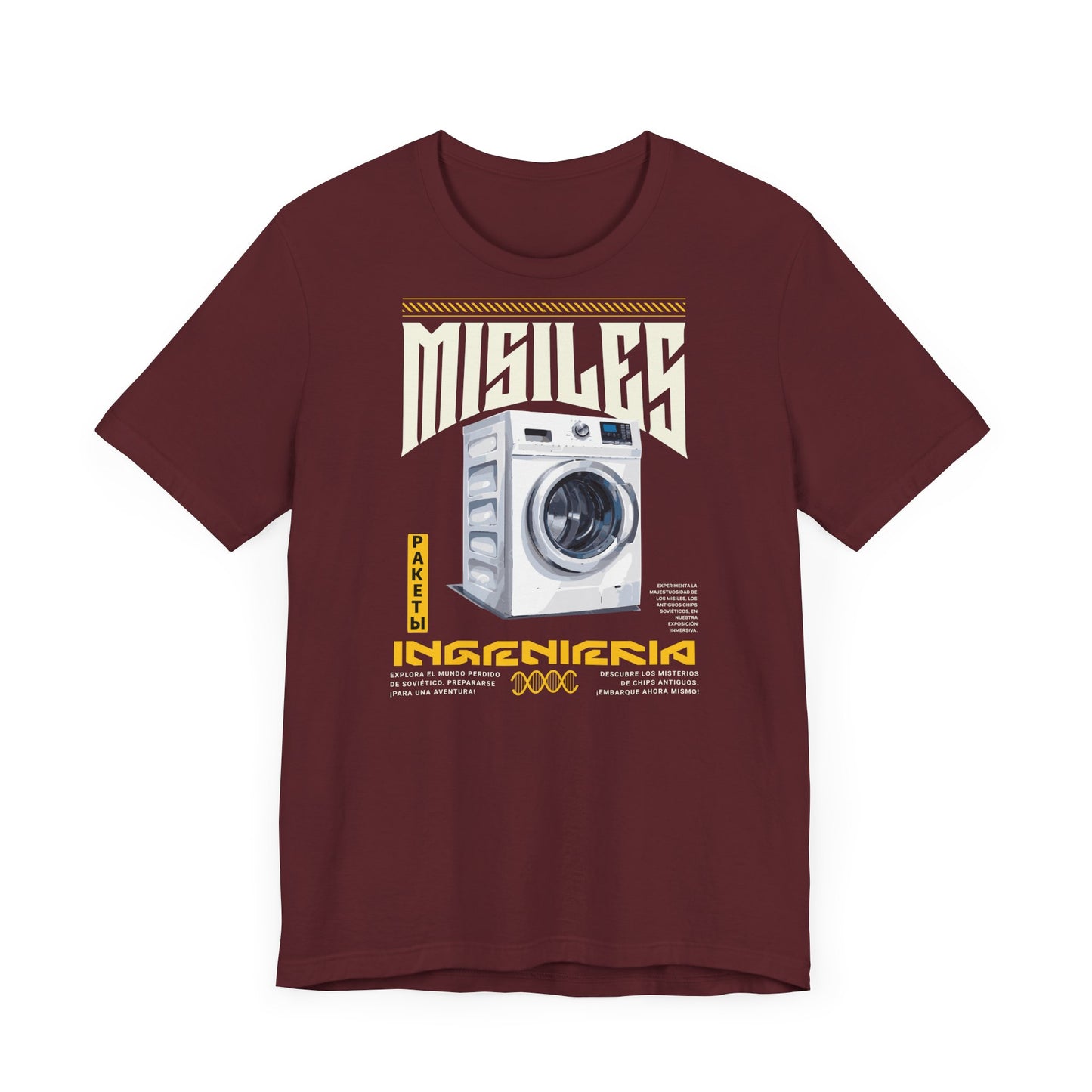 Misiles lavadoras, Camiseta de manga corta de punto unisex