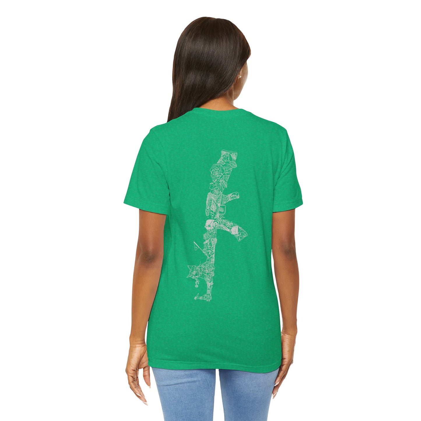 AK, Camiseta de manga corta de punto unisex