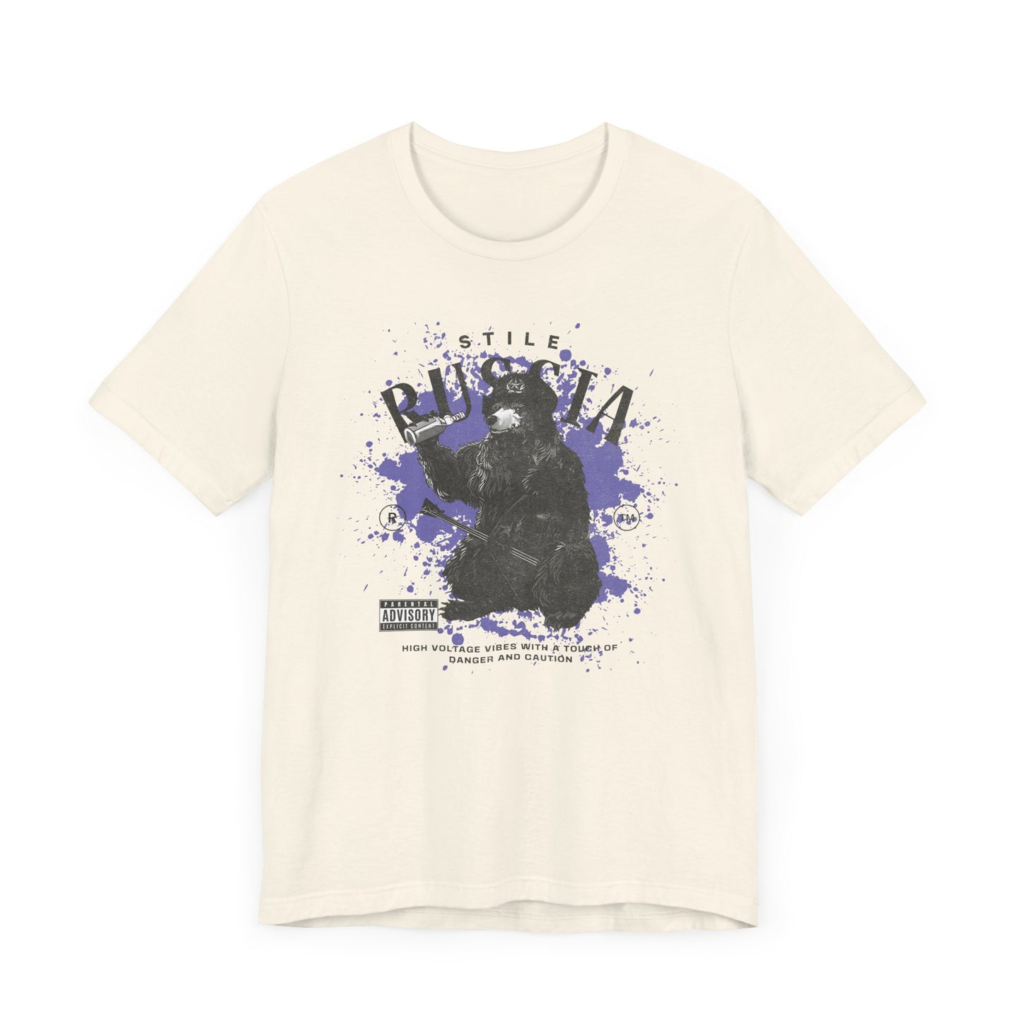 Russia stile, Camiseta de manga corta de punto unisex