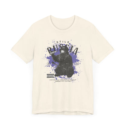 Russia stile, Camiseta de manga corta de punto unisex