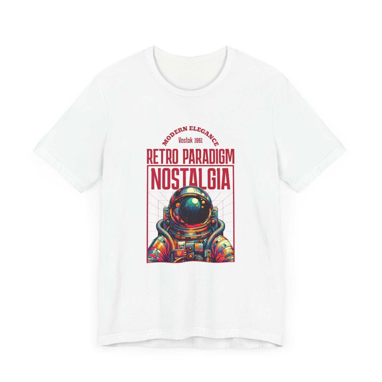 Retro Space, Camiseta de manga corta unisex de jersey