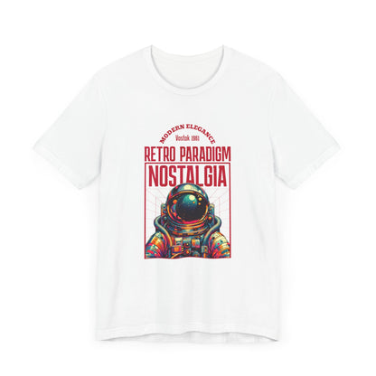 Retro Space, Camiseta de manga corta unisex de jersey
