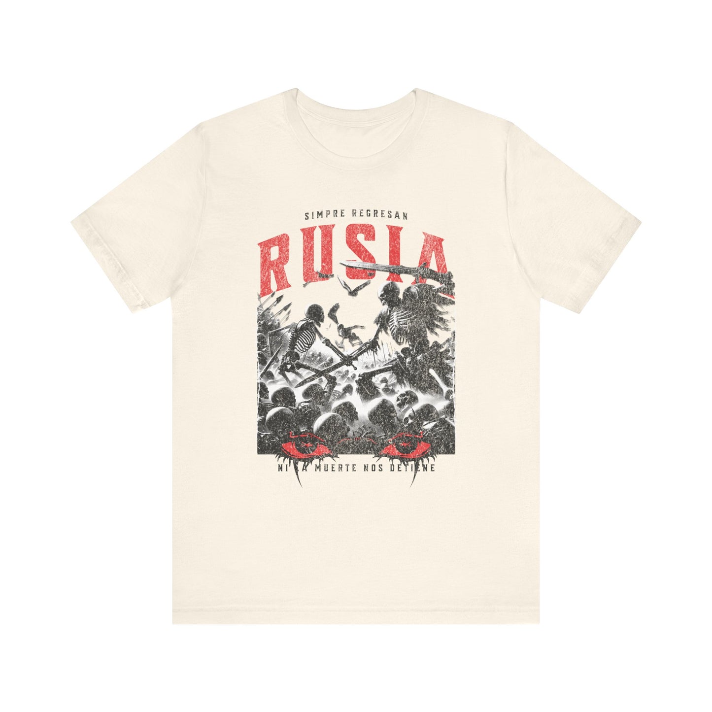 Ni la muerte nos detiene, Camiseta de manga corta de punto unisex