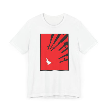 La paz en peligro, Camiseta de manga corta de punto unisex