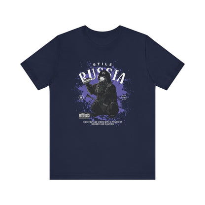 Russia stile, Camiseta de manga corta de punto unisex