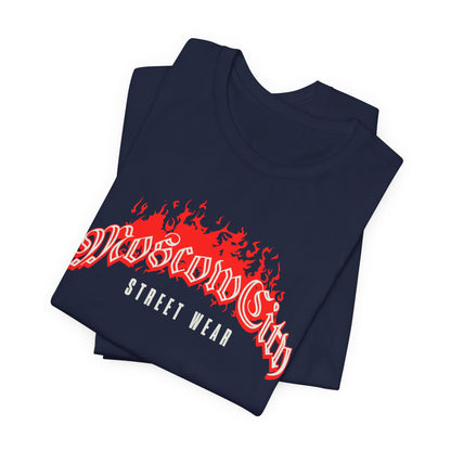 City fire, Camiseta de manga corta de punto unisex