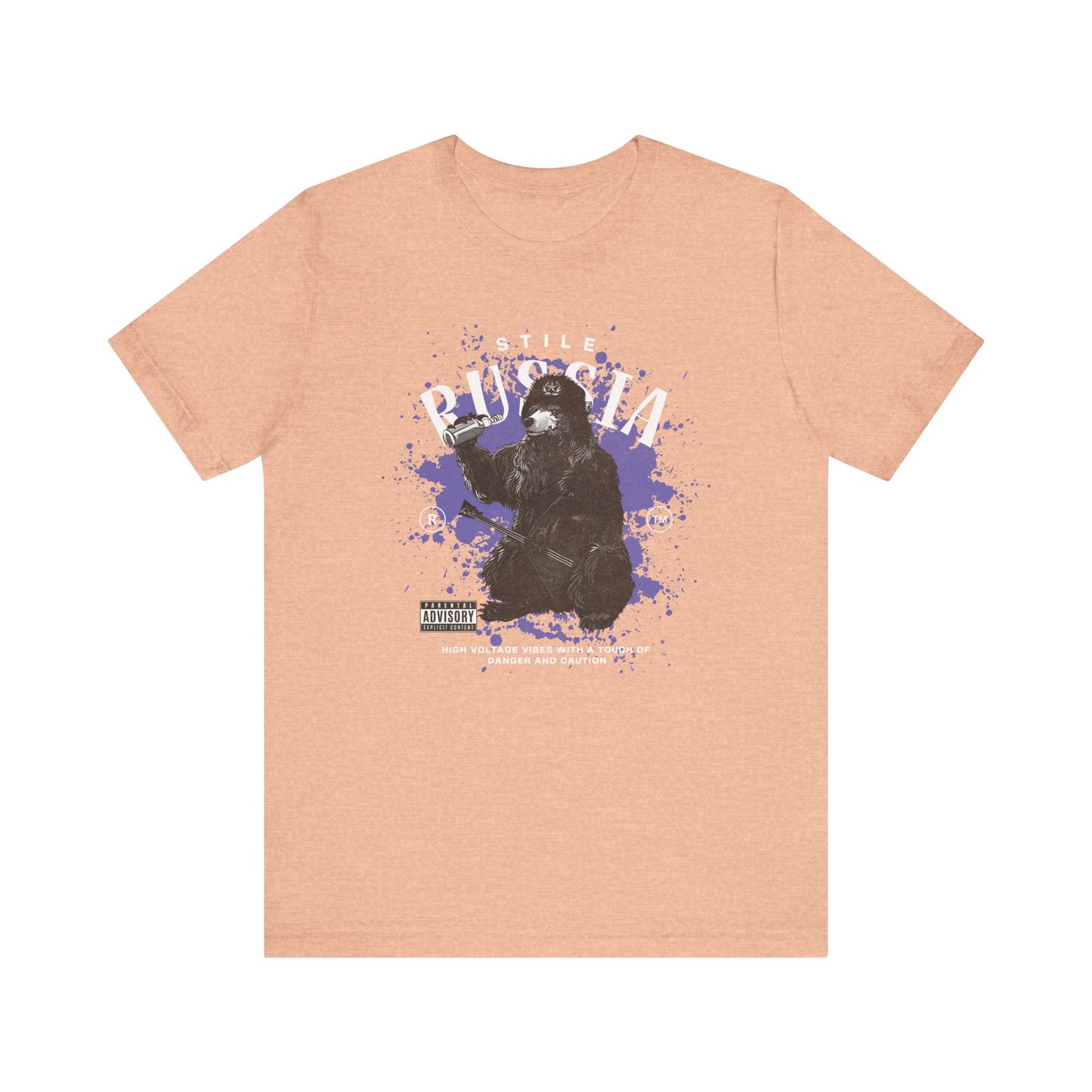 Russia stile, Camiseta de manga corta de punto unisex