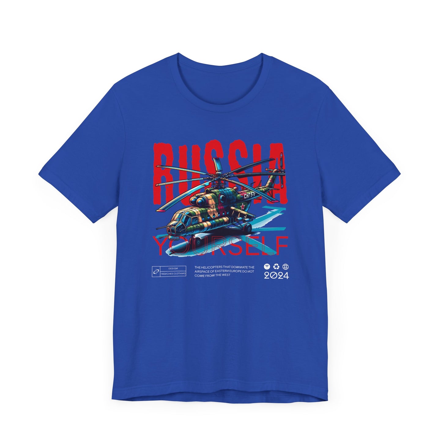 Helicopteros del este, Camiseta de manga corta unisex de jersey