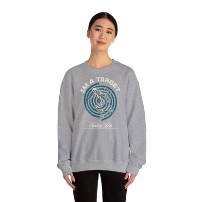 A Target, sudadera unisex con cuello redondo