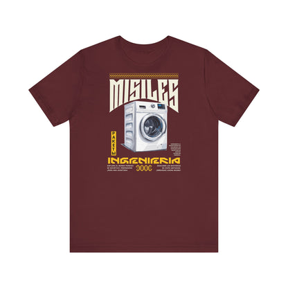 Misiles lavadoras, Camiseta de manga corta de punto unisex
