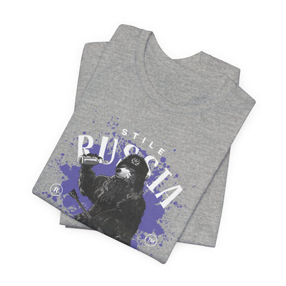 Russia stile, Camiseta de manga corta de punto unisex