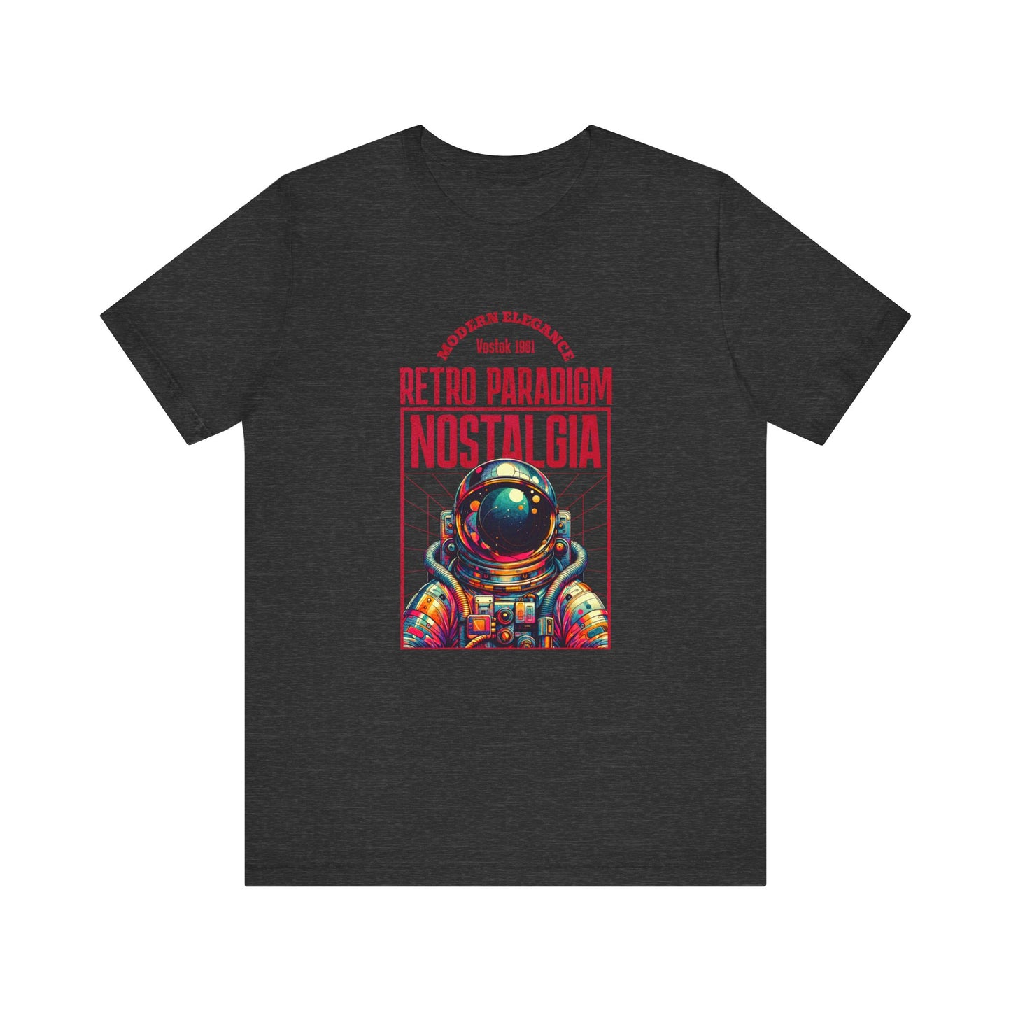 Retro Space, Camiseta de manga corta unisex de jersey