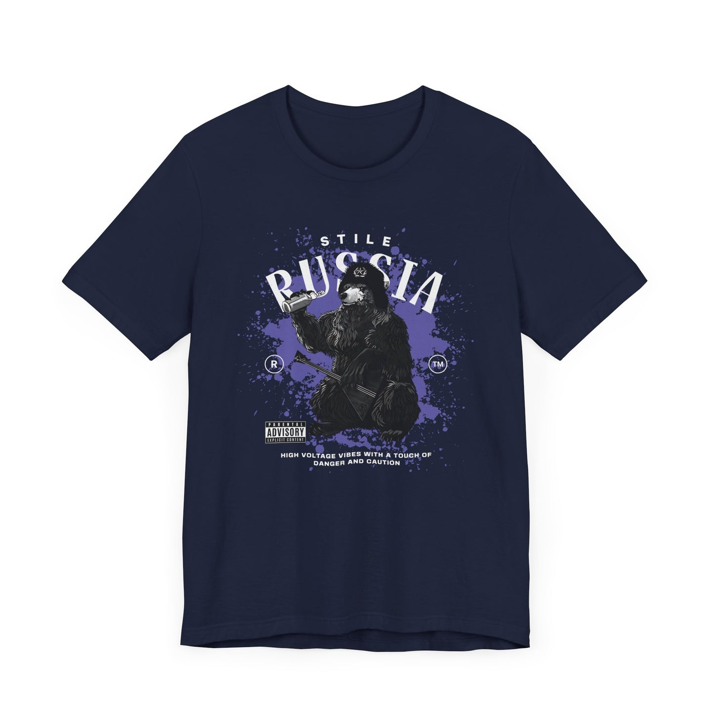 Russia stile, Camiseta de manga corta de punto unisex