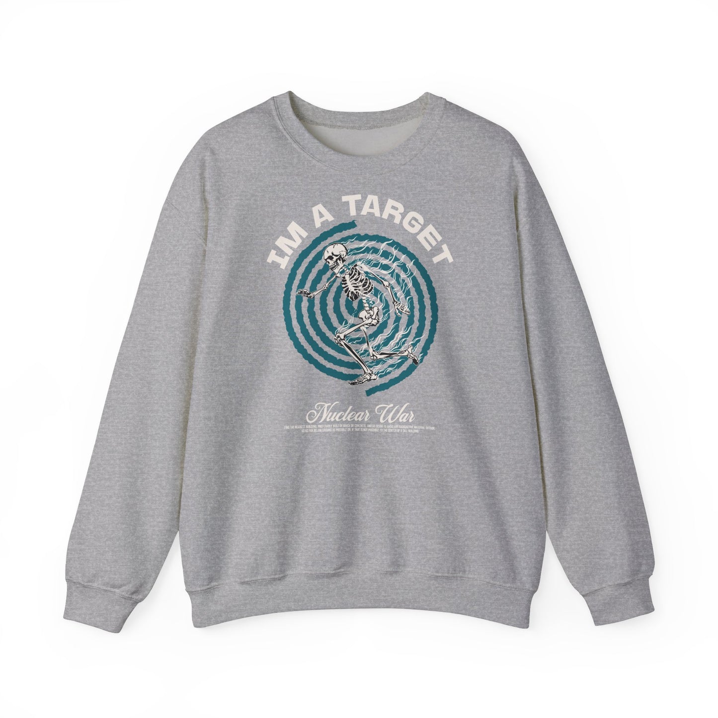 A Target, sudadera unisex con cuello redondo