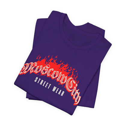 City fire, Camiseta de manga corta de punto unisex