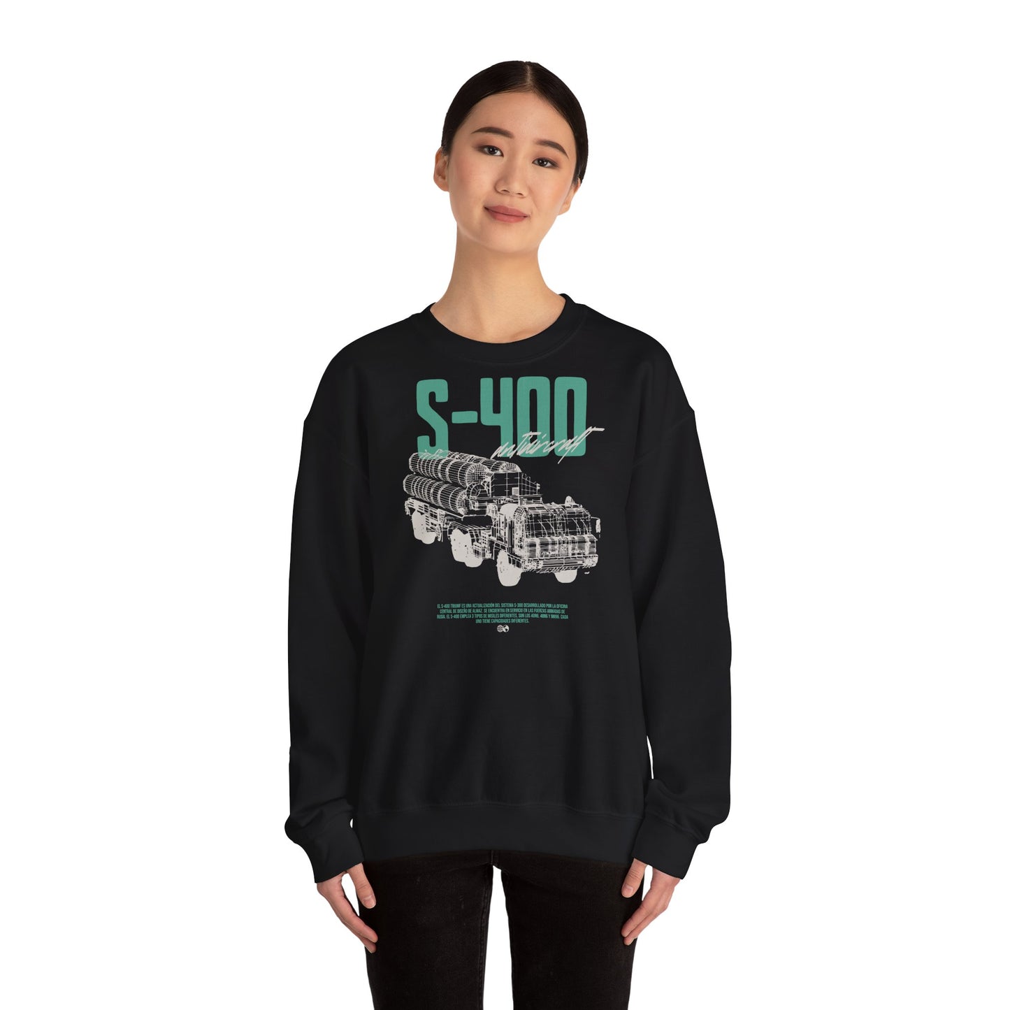 S-400, Sudadera de cuello redondo de mezcla pesada