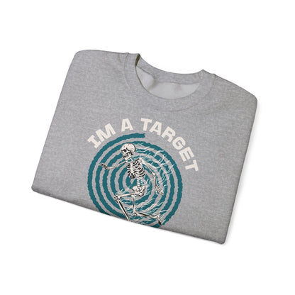 A Target, sudadera unisex con cuello redondo