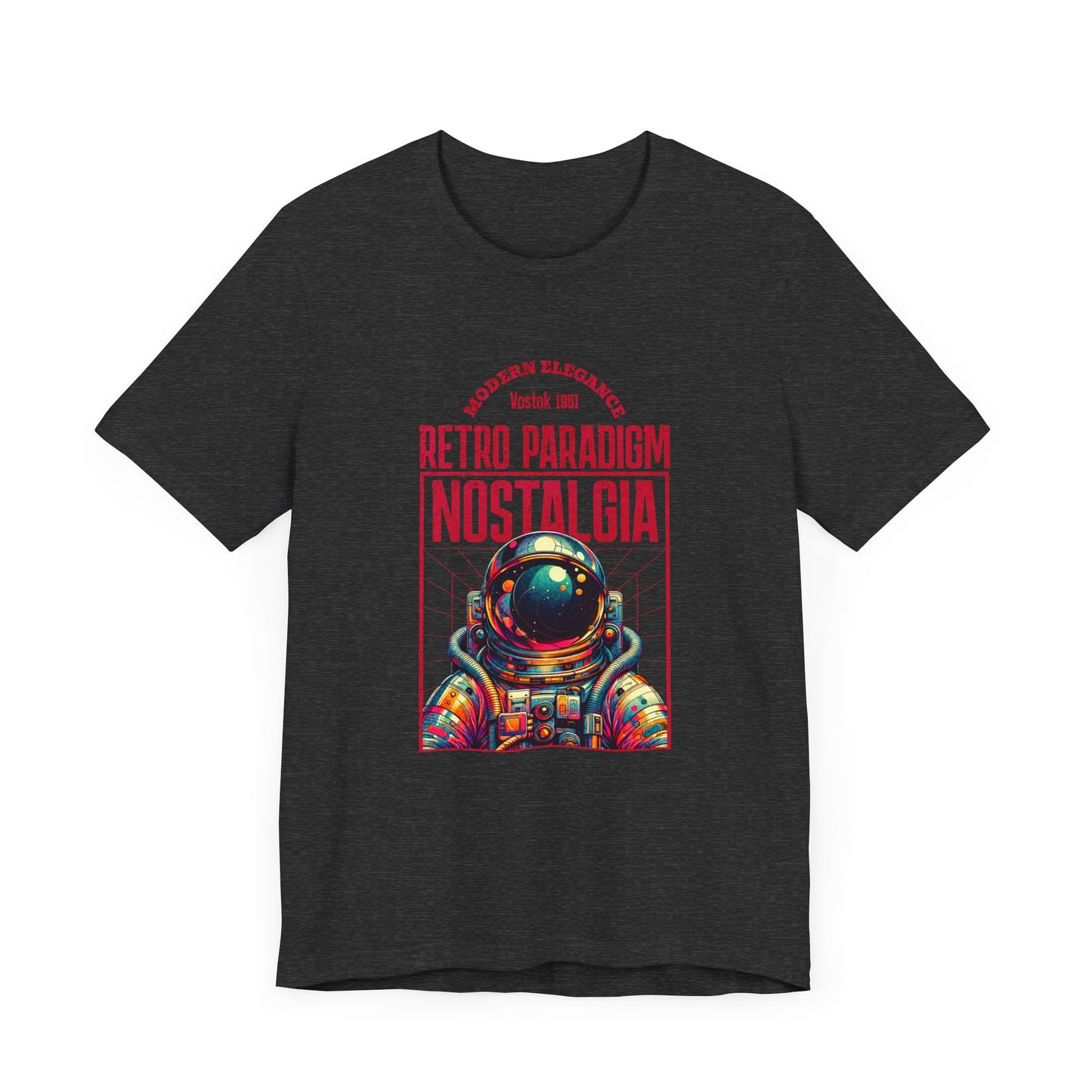 Retro Space, Camiseta de manga corta unisex de jersey
