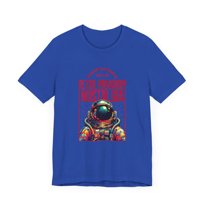 Retro Space, Camiseta de manga corta unisex de jersey